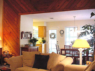 living room view of dining roomhouston Texas real estate