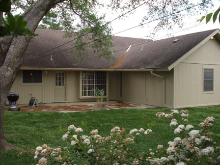back yard 4513 hummingbird houston Texas real estate