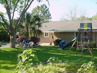 back of home Houston Texas real estate